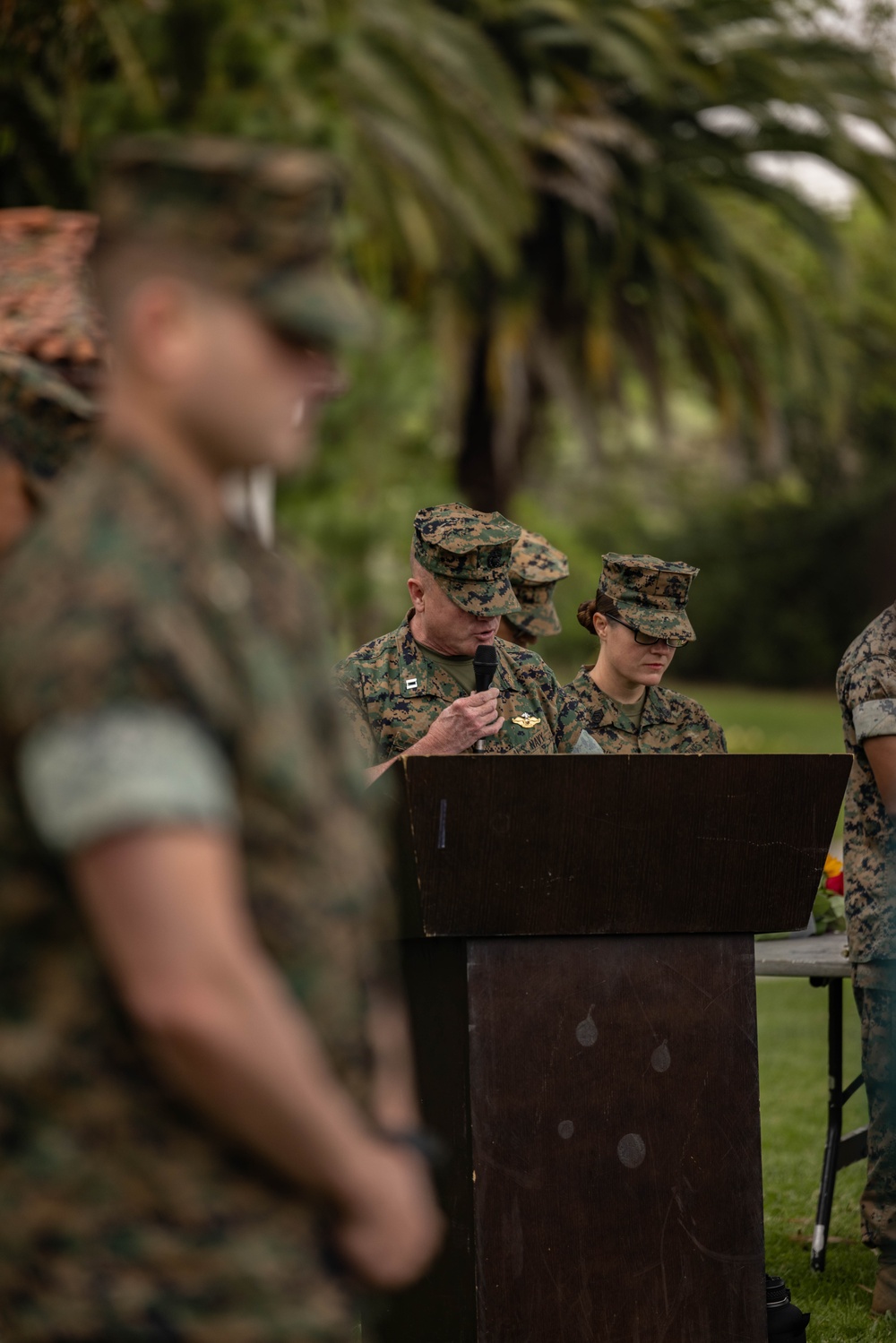 Fair Winds and Following Seas: CLB-11 Change of Command Ceremony