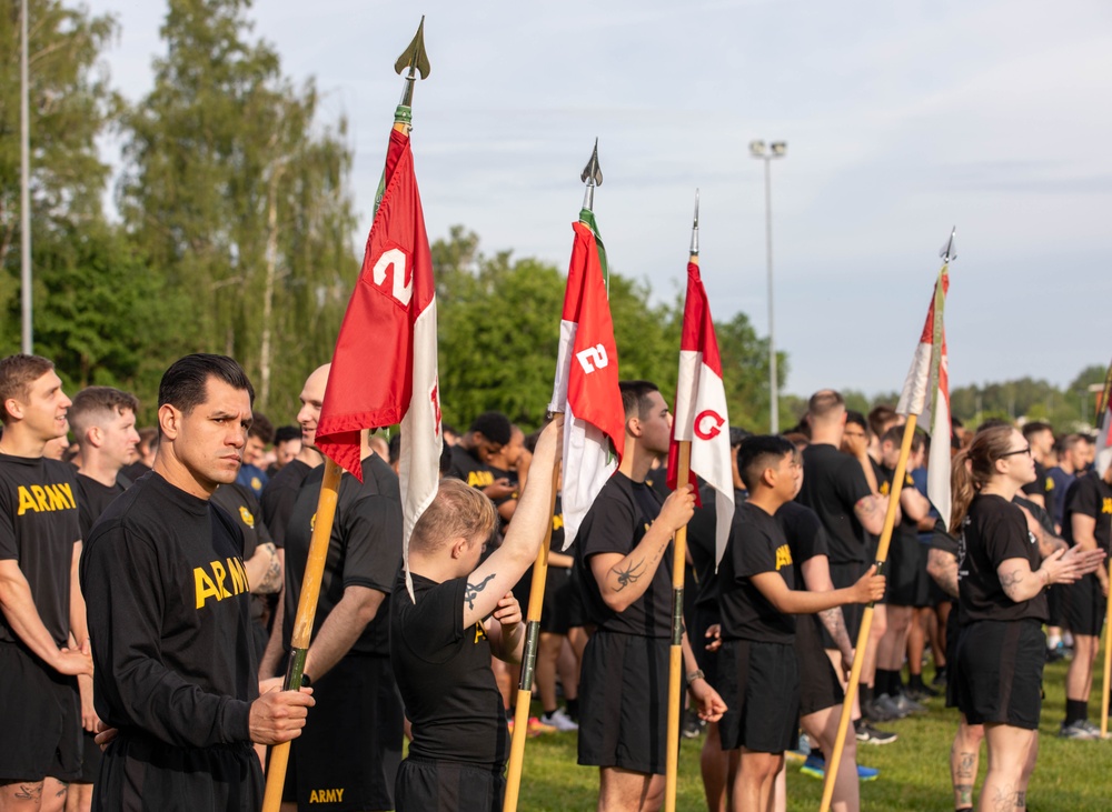 2CR Dragoon Week 2024: Regimental Run