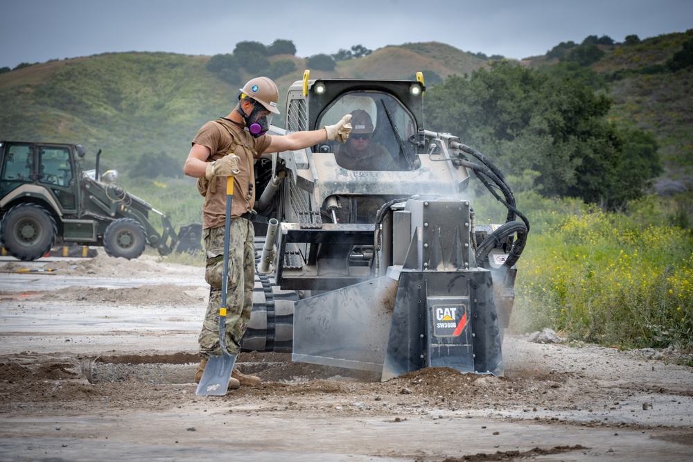 Airfield Damage Repair at Vandenberg SFB (NMCB-3)