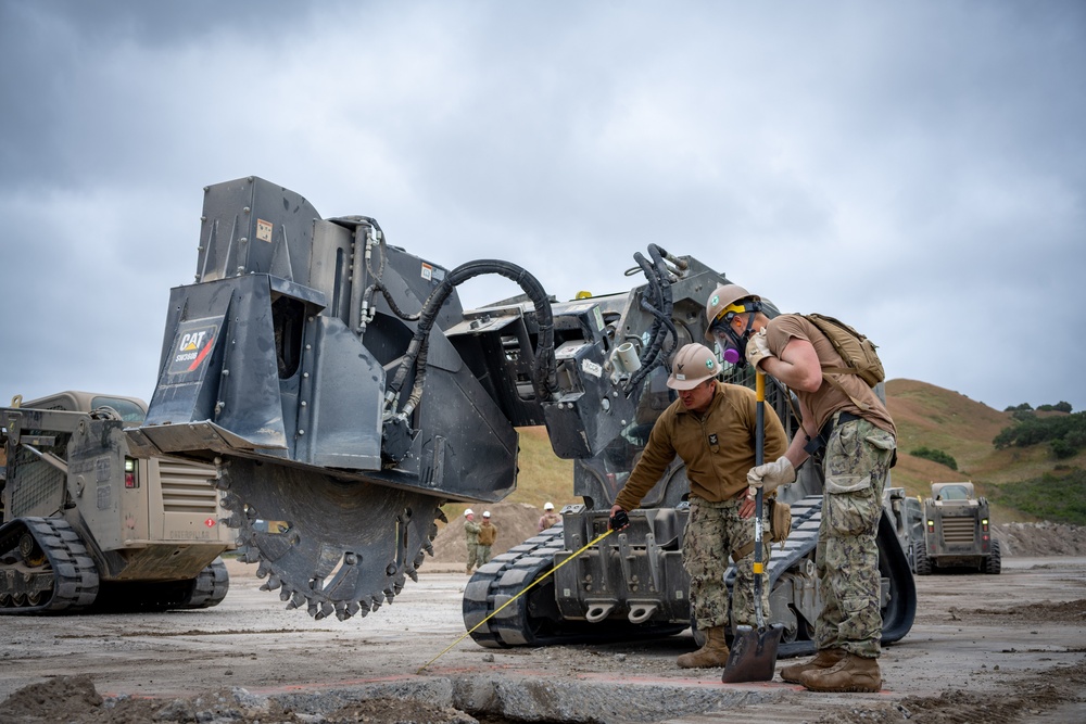 Airfield Damage Repair at Vandenberg SFB (NMCB-3)