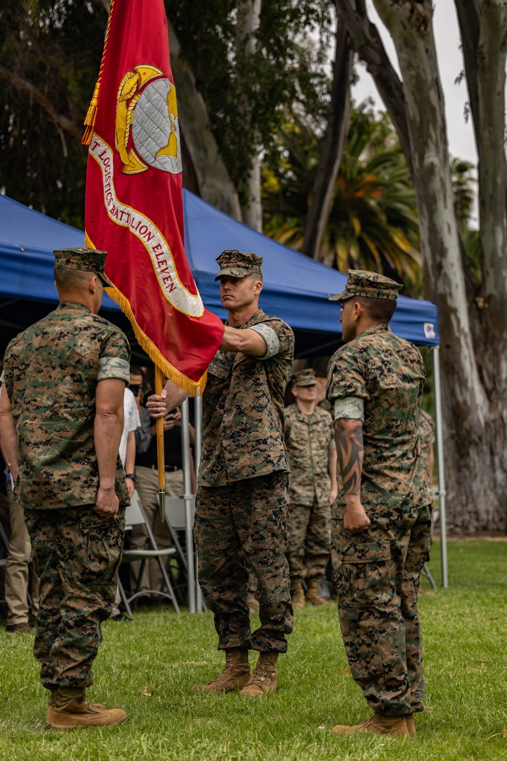 Fair Winds and Following Seas: CLB-11 Change of Command Ceremony