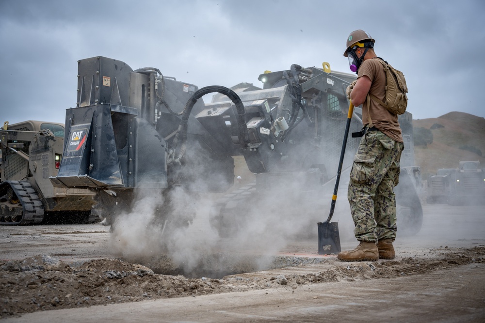 Airfield Damage Repair at Vandenberg SFB (NMCB-3)