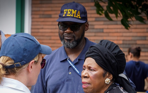 FEMA Administrator Visits Houston Texas To Survey Storm Damage