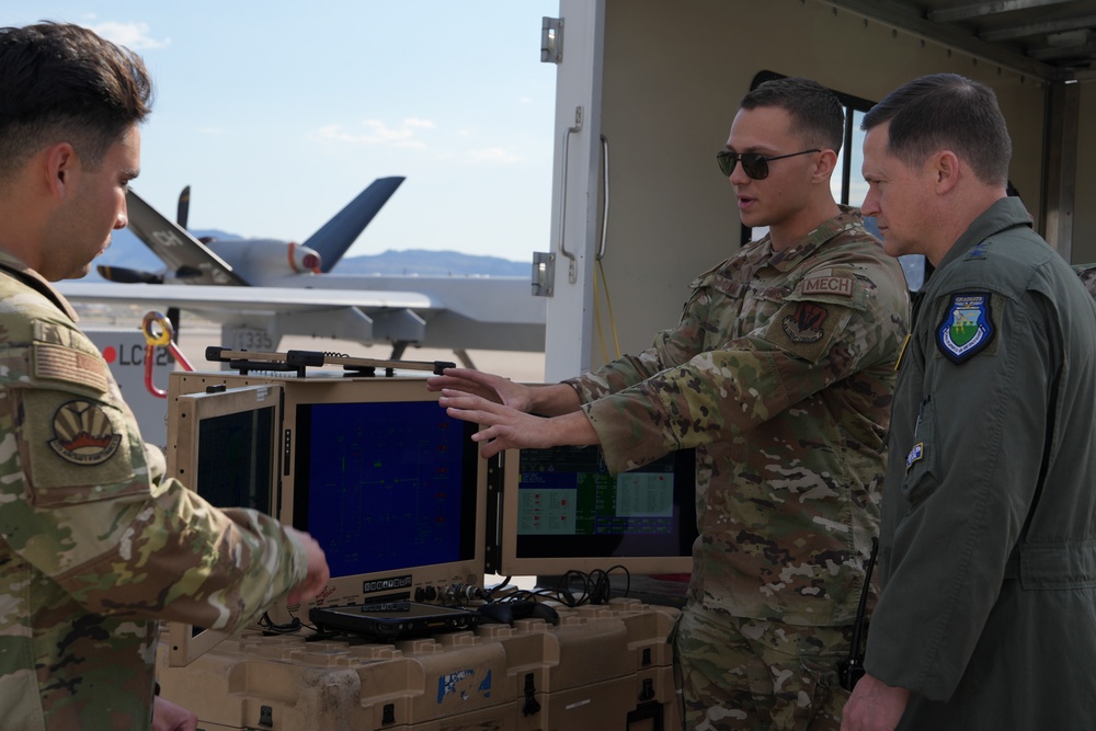 DVIDS - Images - Fifteenth Air Force Commander, Command Chief visit ...