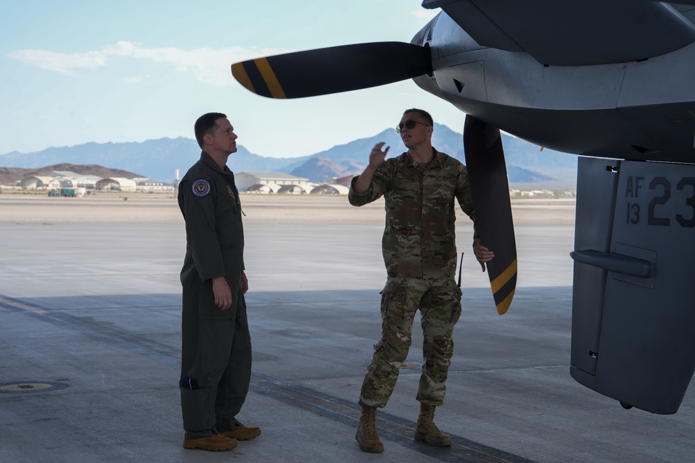 DVIDS - Images - Fifteenth Air Force Commander, Command Chief visit ...