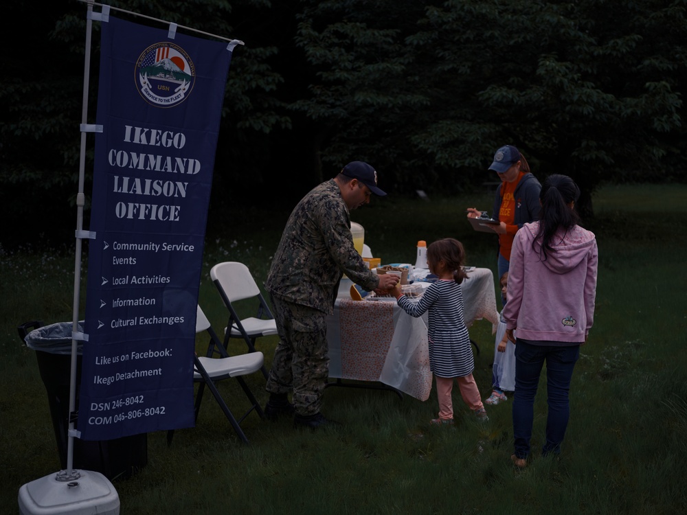 CFAY Ikego Command Liaison Office, PWD Environmental Host Firefly Viewing Event