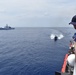 Coast Guard Cutter Resolute conducts contraband transfer with the HNMLS Groningen in the Caribbean Sea