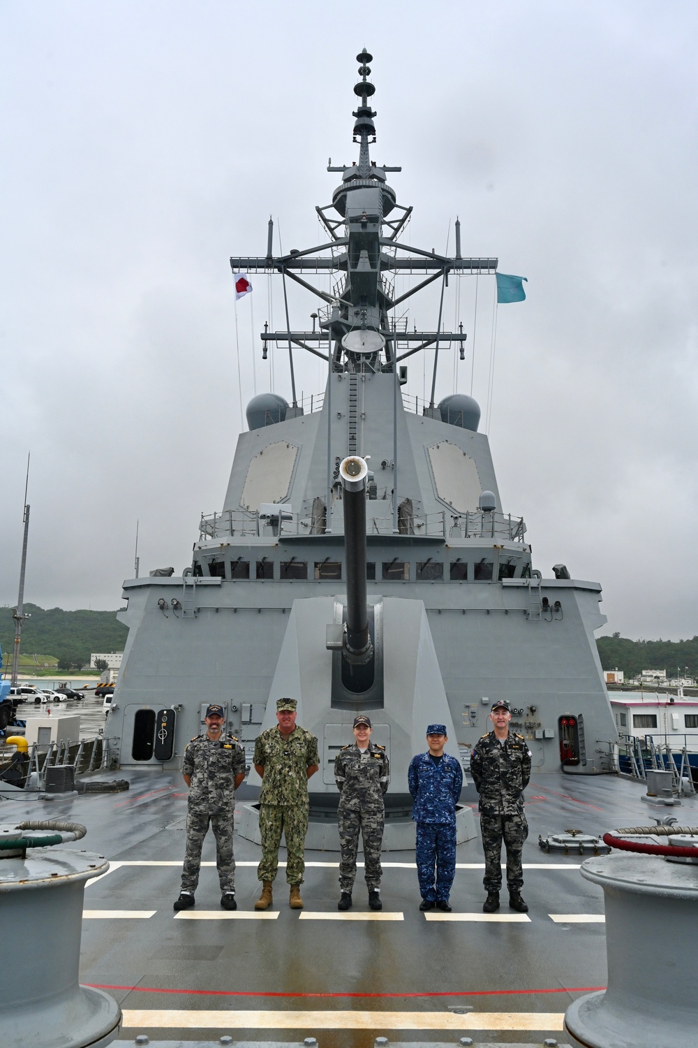 HMAS Hobart Port Call to White Beach Naval Facility