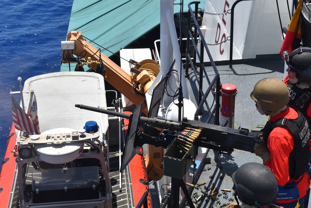 Coast Guard Cutter Resolute conducts gunnery exercise