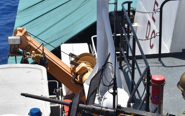Coast Guard Cutter Resolute conducts gunnery exercise
