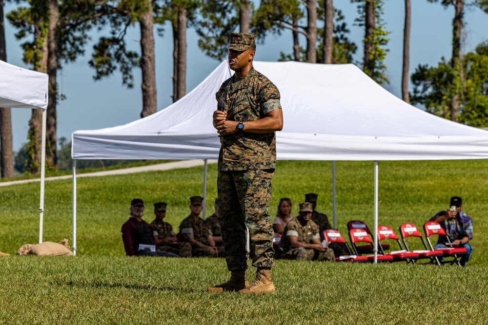 Combat Logistics Battalion 22 Change of Command Ceremony