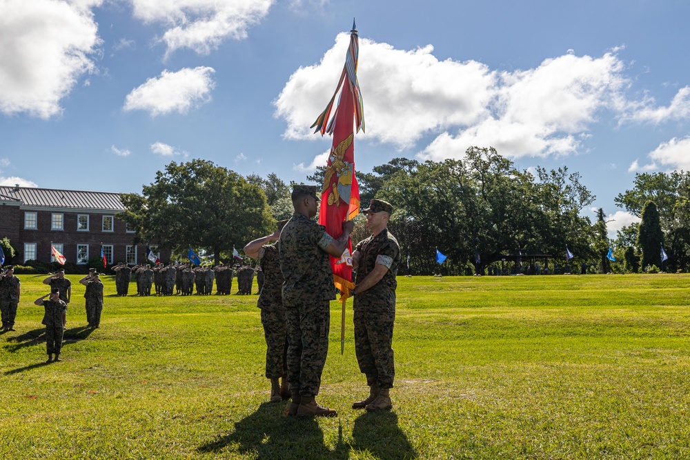 Combat Logistics Battalion 22 Change of Command Ceremony