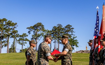 Combat Logistics Battalion 22 Change of Command Ceremony