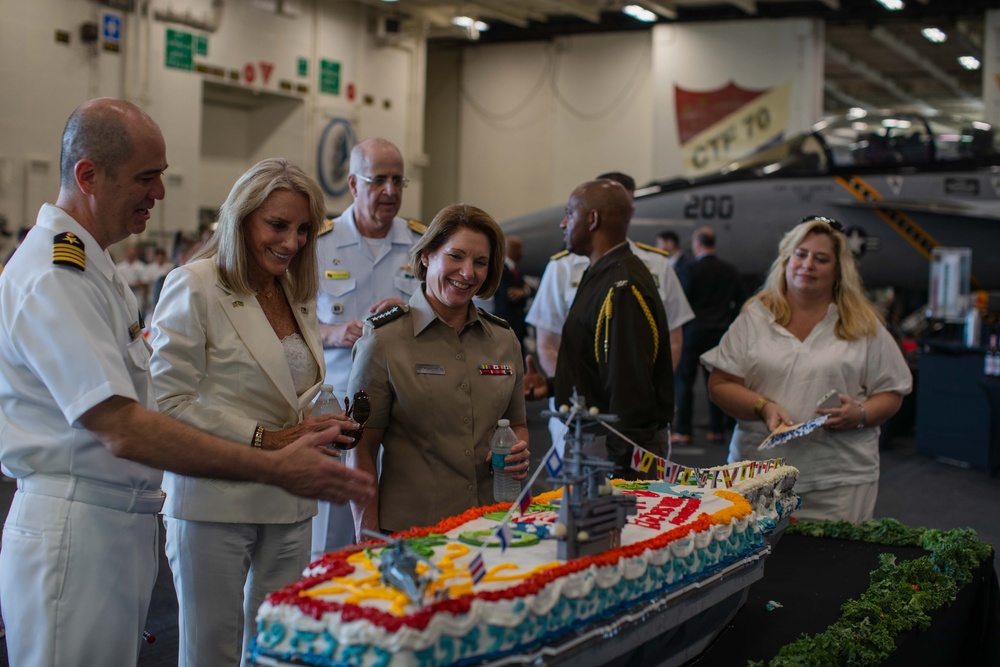 USS George Washington hosts reception in Rio de Janeiro