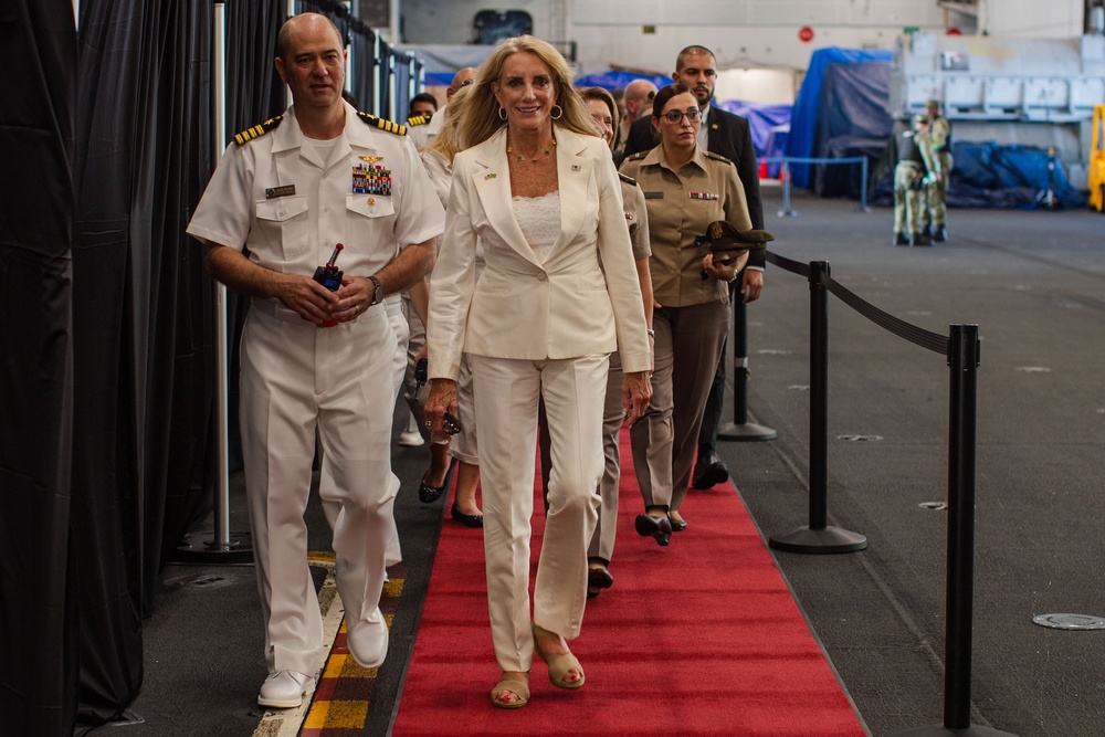 USS George Washington hosts reception in Rio de Janeiro