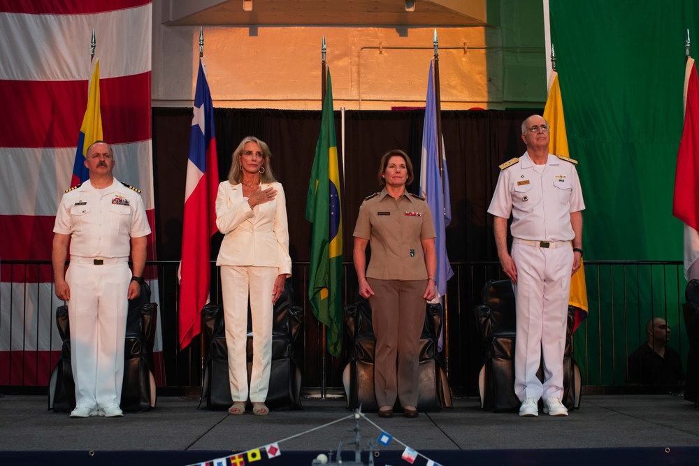 USS George Washington hosts reception in Rio de Janeiro