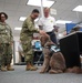 Therapy dog visits NWS Yorktown