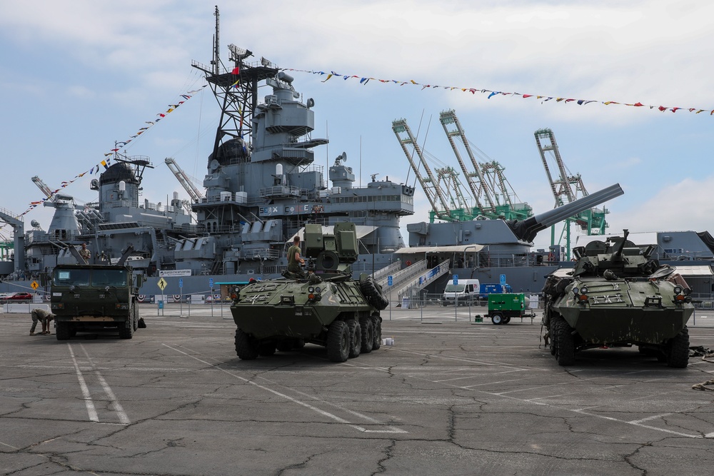 LA Fleet Week 2024: Expo Setup