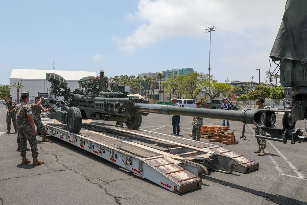 LA Fleet Week 2024: Expo Setup