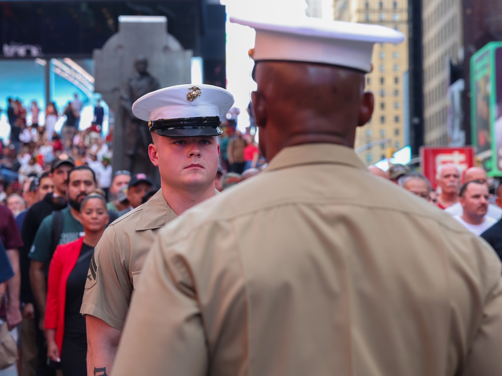 Fleet Week New York 2024: Once a Marine, Always a Marine Formation