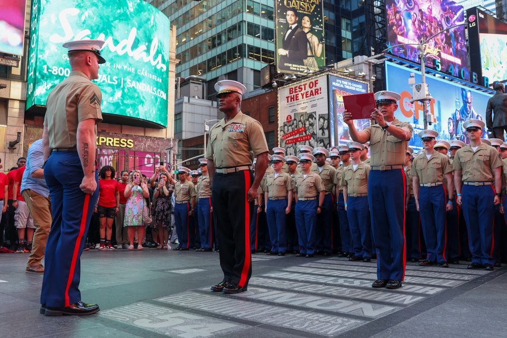 Fleet Week New York 2024: Once a Marine, Always a Marine Formation