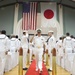 USS Shoup Changes Command from Commander to Captain