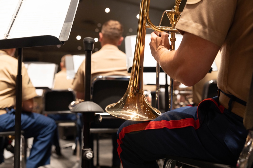 LA Fleet Week 2024: 1st Mar Div Band performs at RS Orange Schools