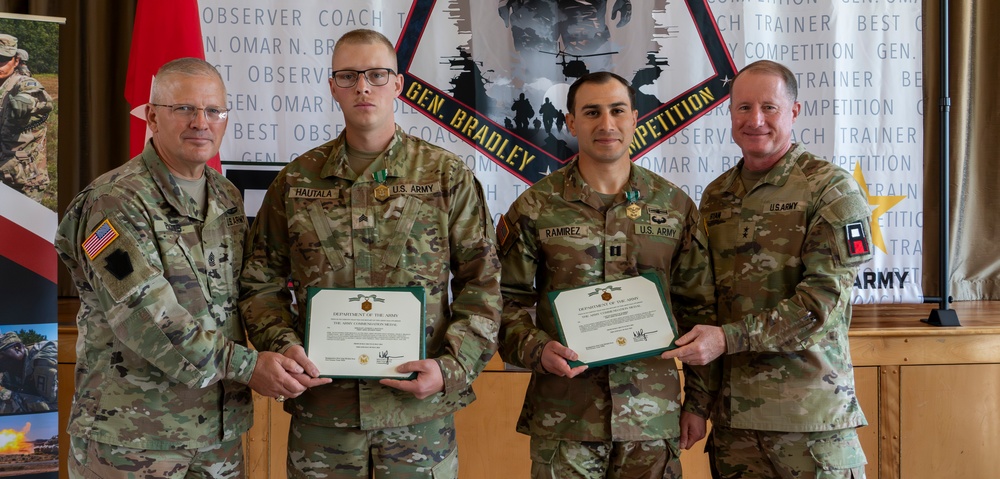 First Army Division West Best Observer Coach/Trainer Competition Award Ceremony