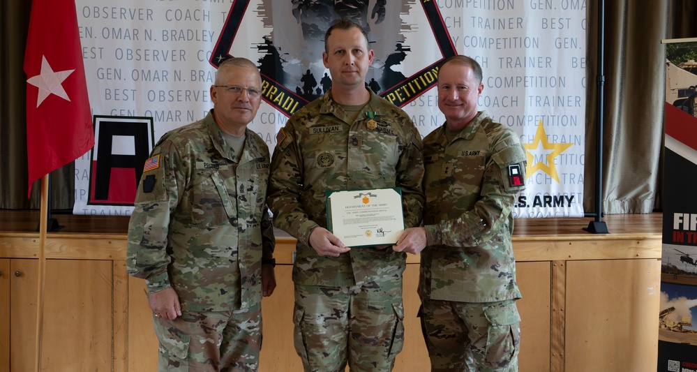 First Army Division West Best Observer Coach/Trainer Competition Award Ceremony