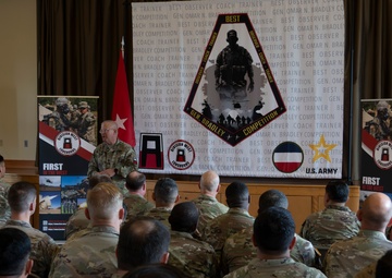First Army Division West Best Observer Coach/Trainer Competition Award Ceremony