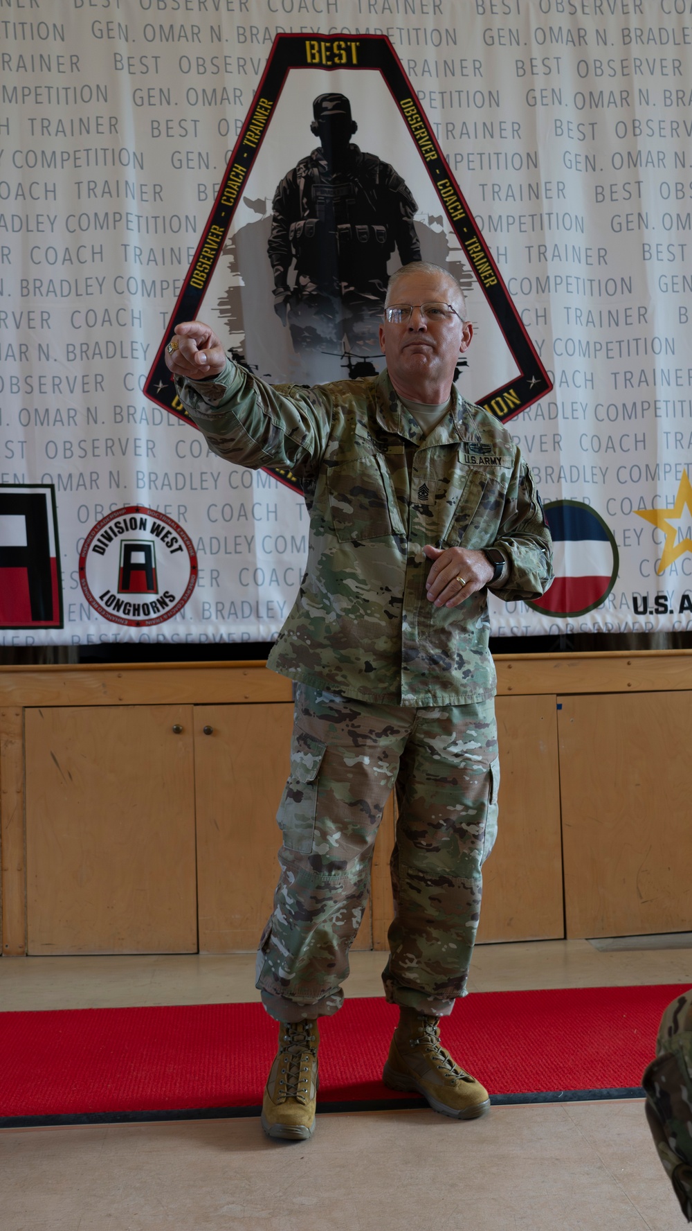 First Army Division West Best Observer Coach/Trainer Competition Award Ceremony