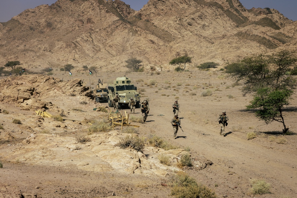 U.S. Marines with 4th CEB, Jordanian and Royal Saudi Armed Forces Conduct the Final Exercise of Eager Lion 2024