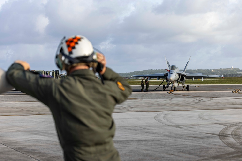 VMFA(AW)-224 and VMFA-121 execute aerial operations