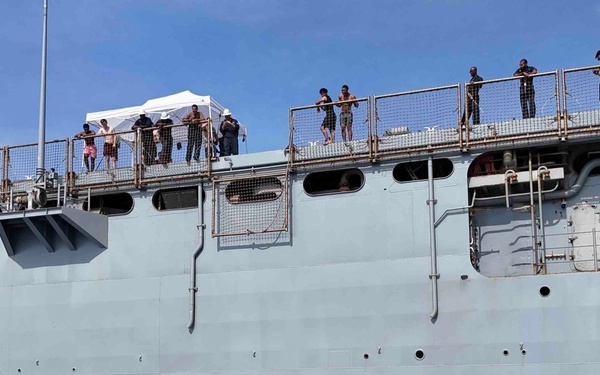 240522 - Swim Call Aboard USS Harpers Ferry