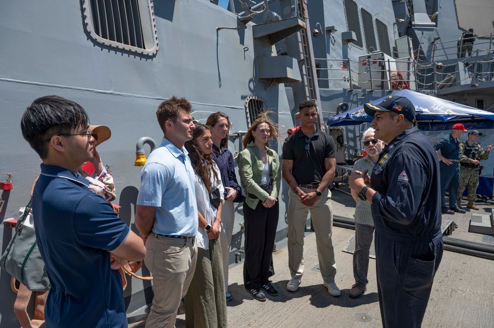 United States Naval Academy Midshipmen Tour USS Bulkeley (DDG 84)
