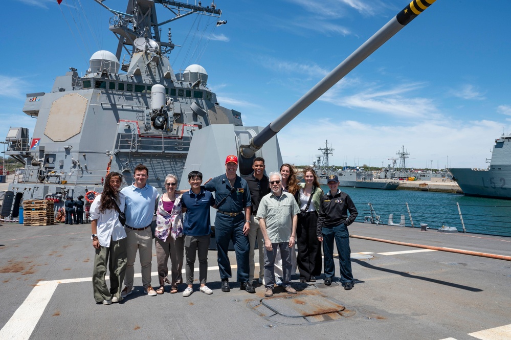 United States Naval Academy Midshipmen Tour USS Bulkeley (DDG 84)