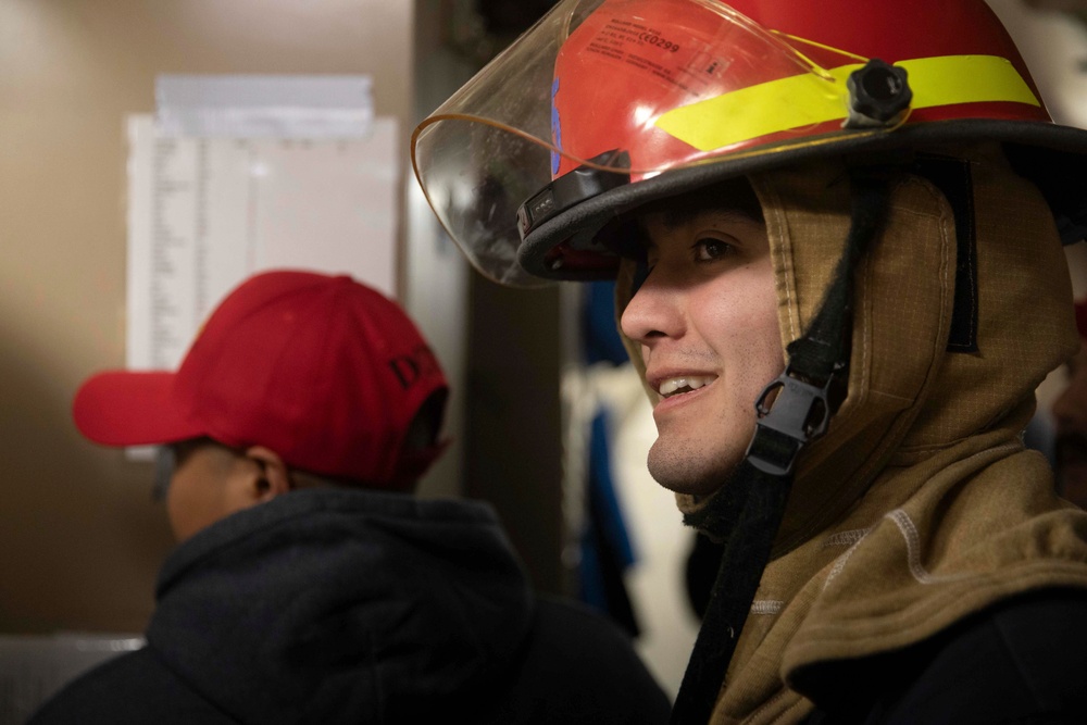 USS Ralph Johnson conducts training exercise