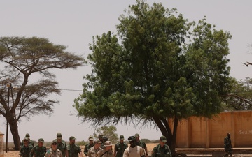 Senegal Armed Forces host cultural tour in local village