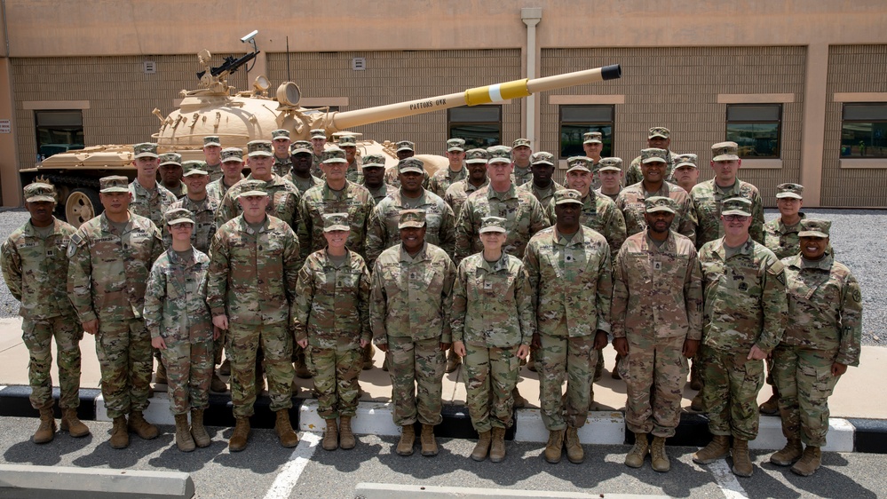 1st TSC hosts commanders' conference in Kuwait