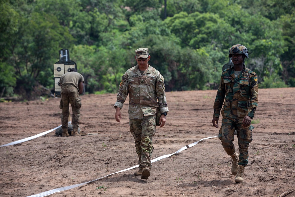 Maryland Army National Guard Soldiers teach basic rifle marksmanship to Ghana Armed Forces