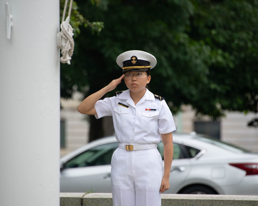 U.S. Naval Academy Morning Colors