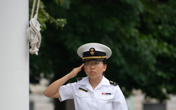 U.S. Naval Academy Morning Colors