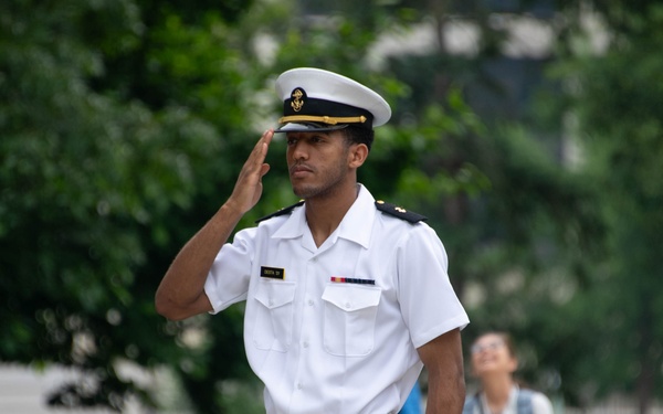 U.S. Naval Academy Morning Colors
