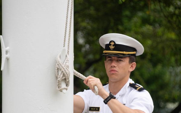 U.S. Naval Academy Morning Colors