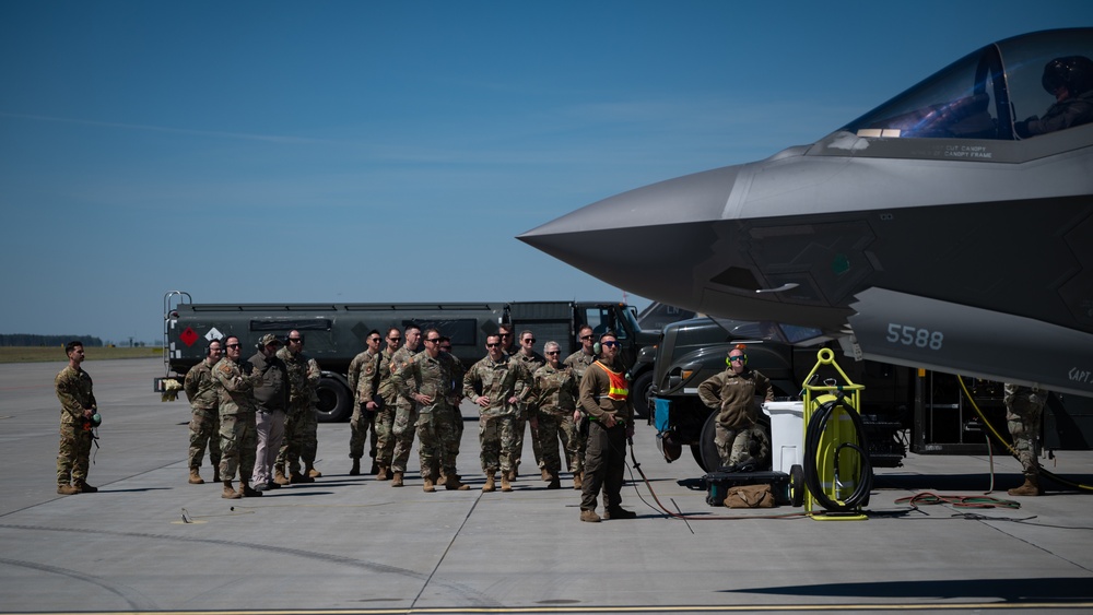 3rd Air Force Visit during Astral Knight 24