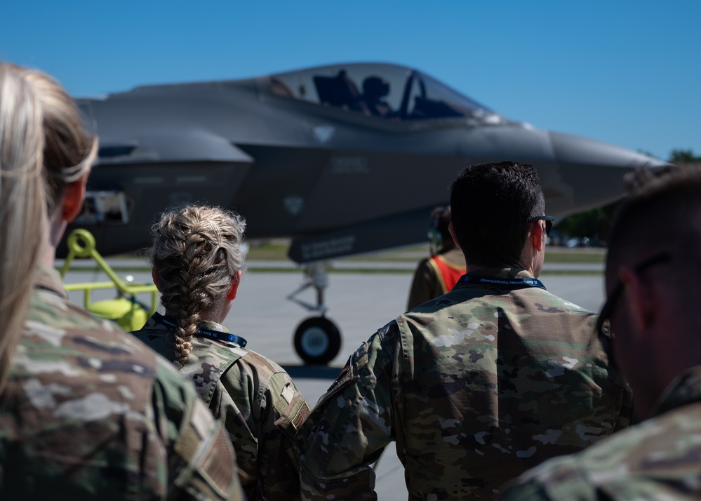 3rd Air Force Visit during Astral Knight 24