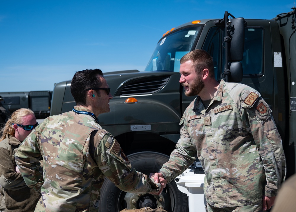 3rd Air Force Visit during Astral Knight 24