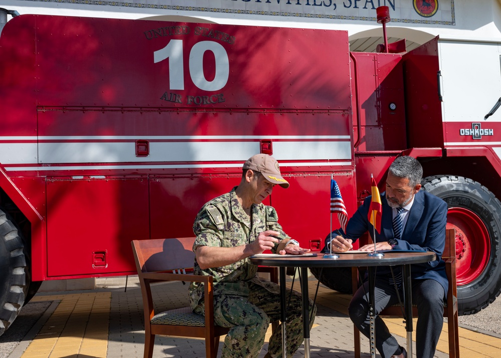 NAVSTA Rota Gifts Firetruck to City of Rota