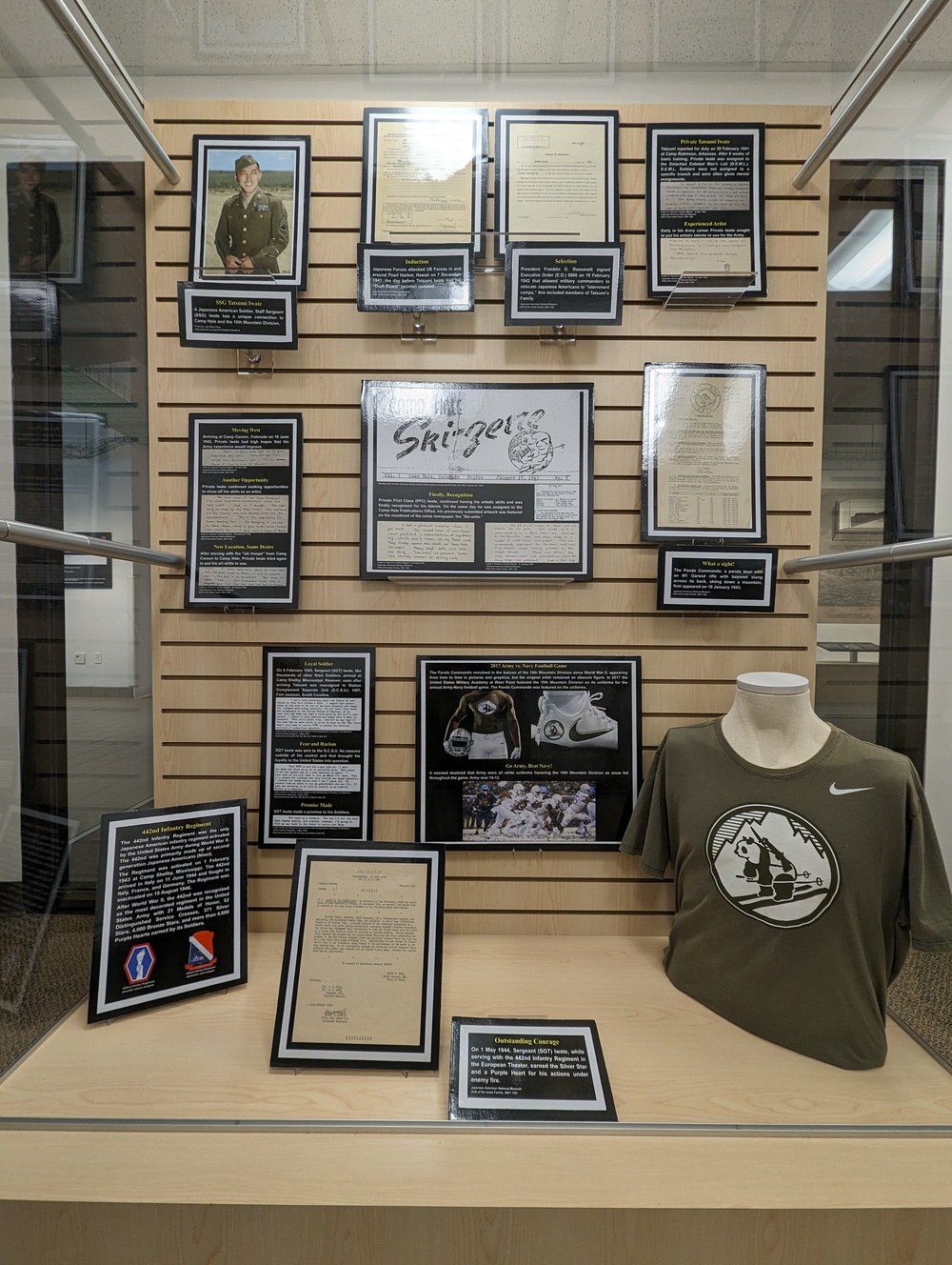 New museum exhibit at Fort Drum tells story of Soldier who drew iconic ‘Pando Commando’