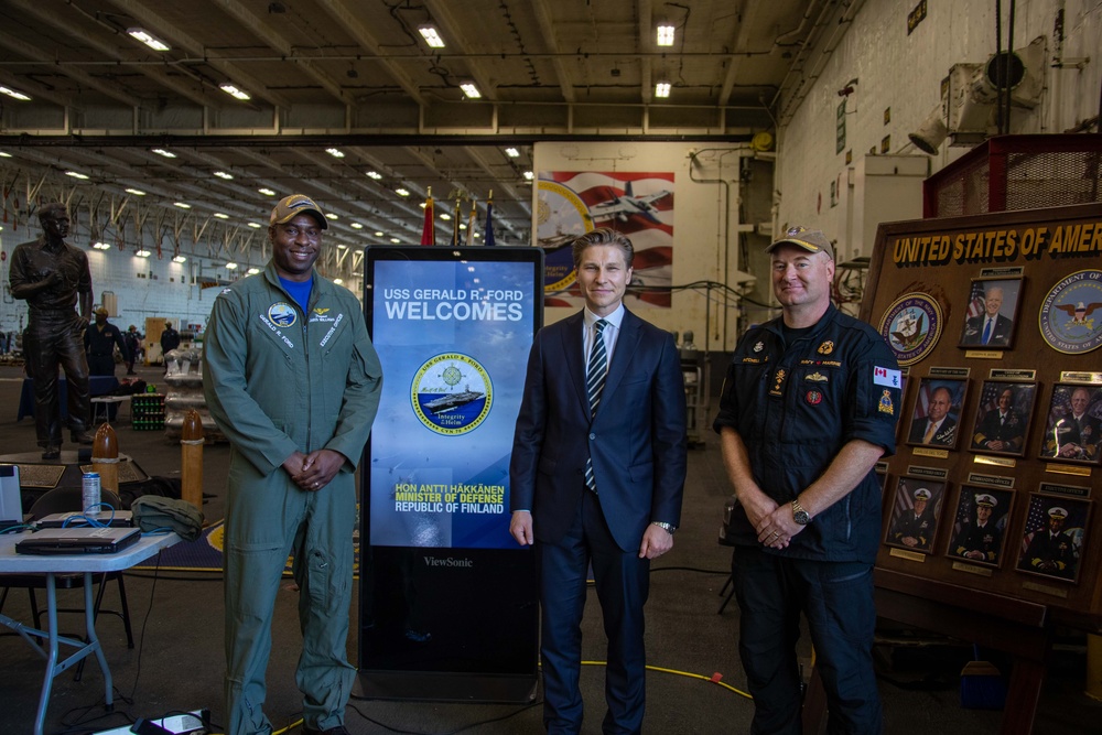 Finland Minister of Defense Visits Ford
